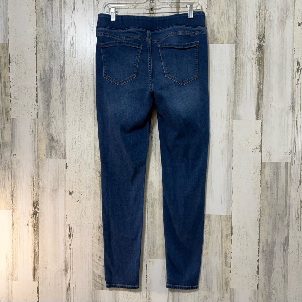 Old Navy Blue Rockstar Super Skinny Jeggings with Elastic Waistband - Picture 6 of 10